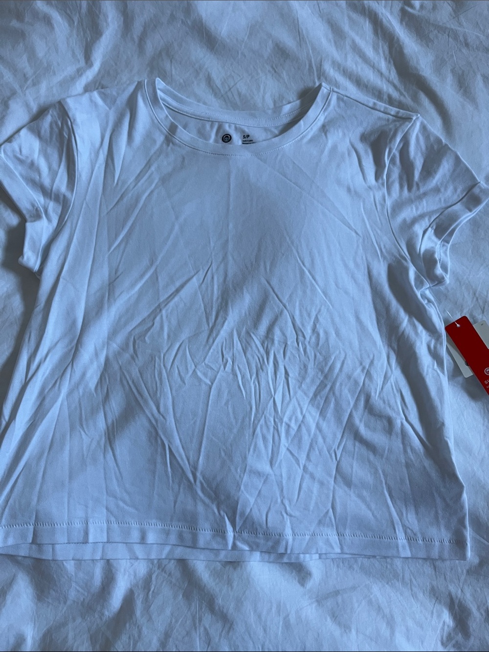 Anthropologie Sundry Tencel modal Pima cotton white short sleeve tee-shirt basic